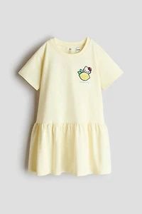 Robe T-shirt avec motif