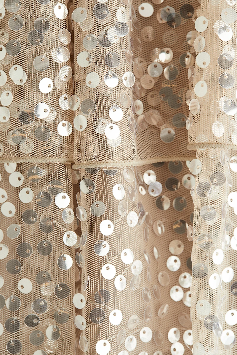 Jupe en tulle à sequins