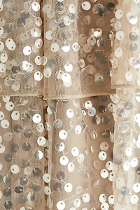 Jupe en tulle à sequins