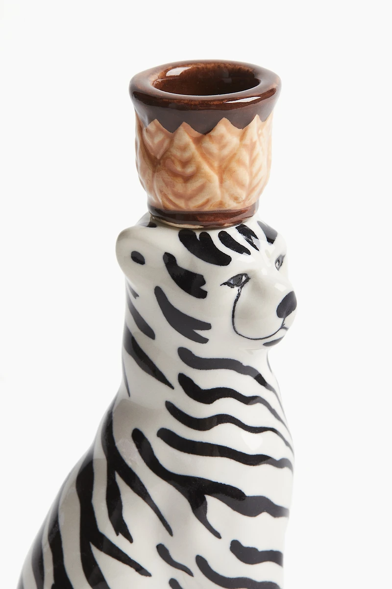 Stoneware Candlestick