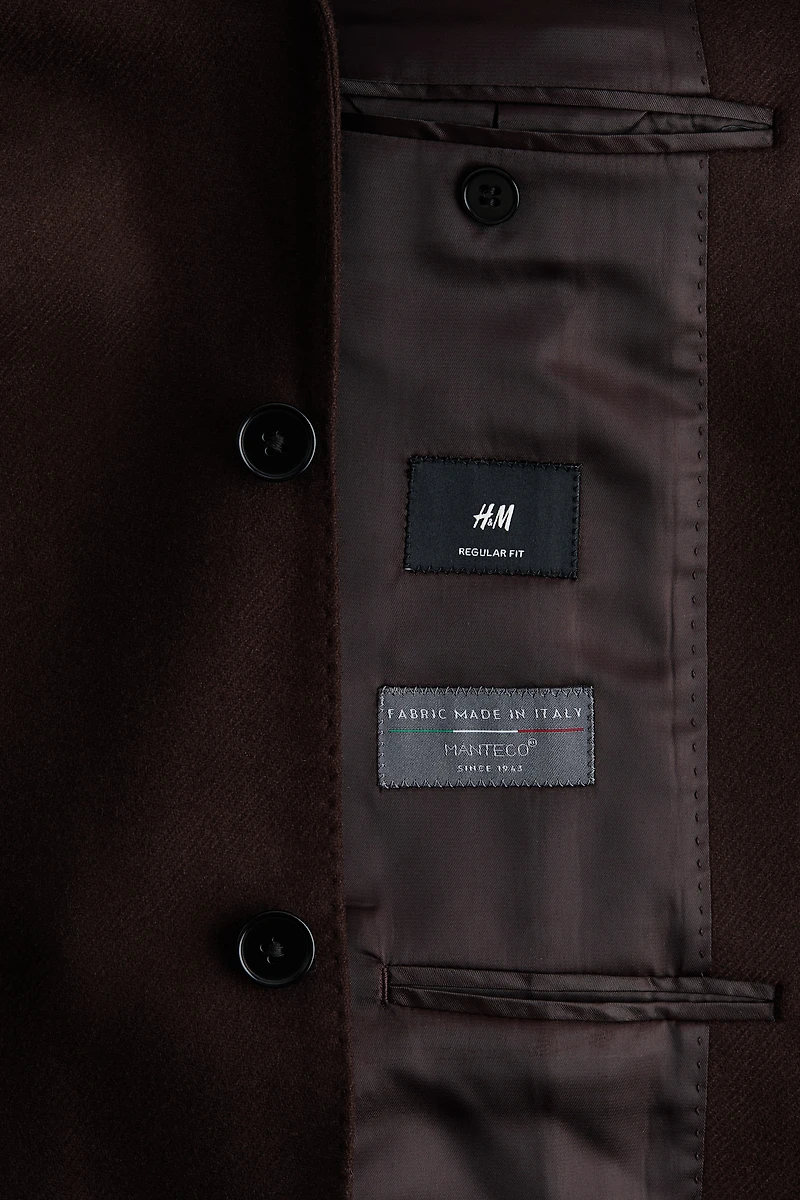 Regular-Fit Cashmere-Blend Jacket