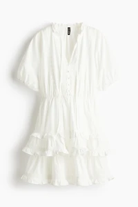 Robe en coton plumetis