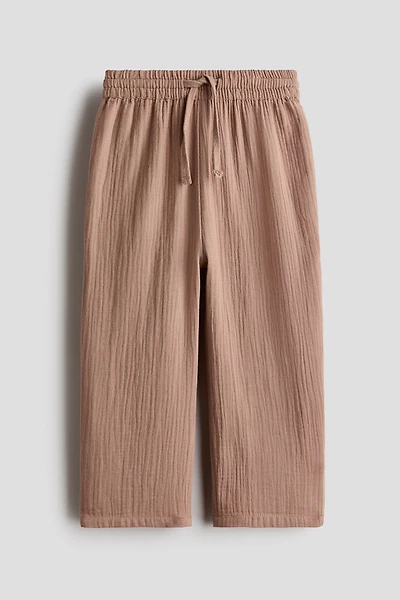 Pantalon de jogging en mousseline coton