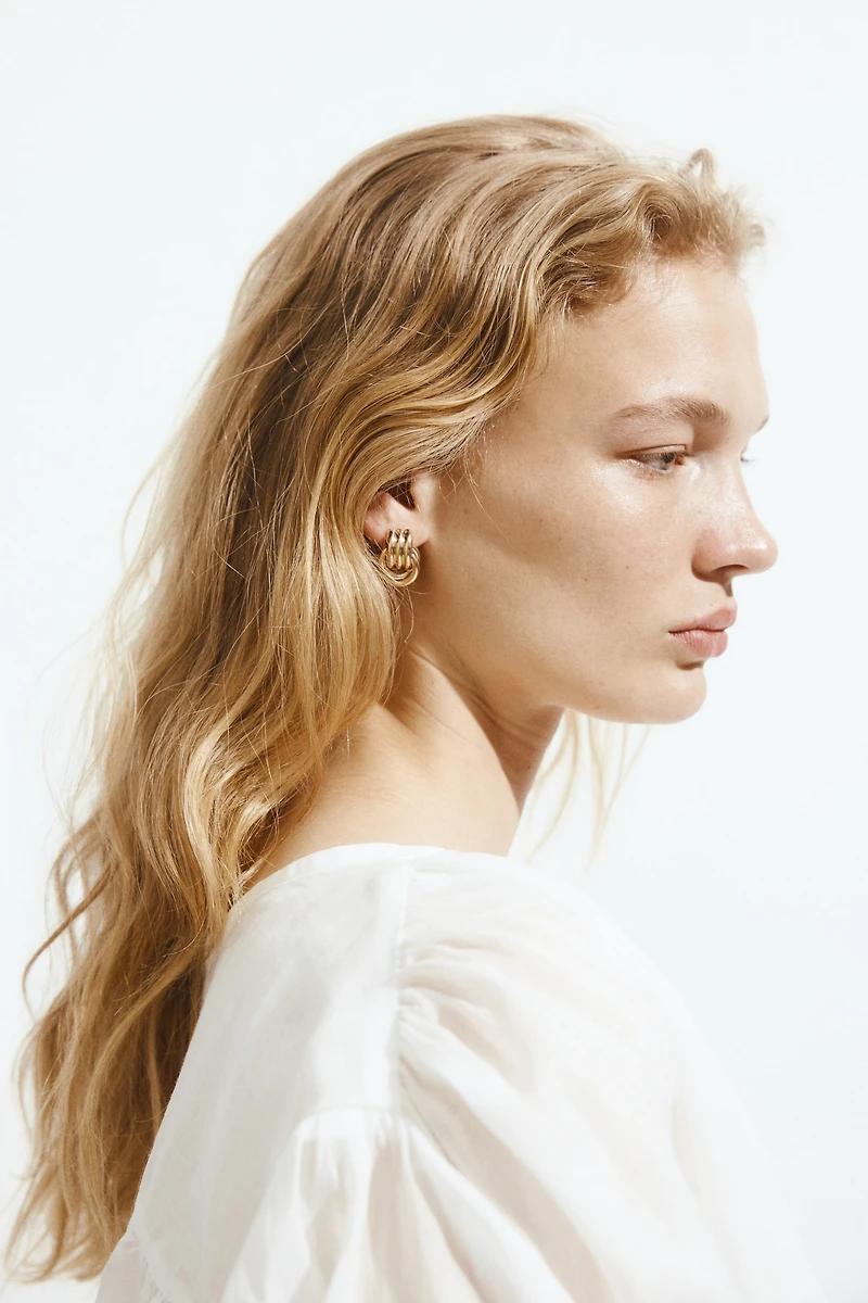 Fluted Earrings