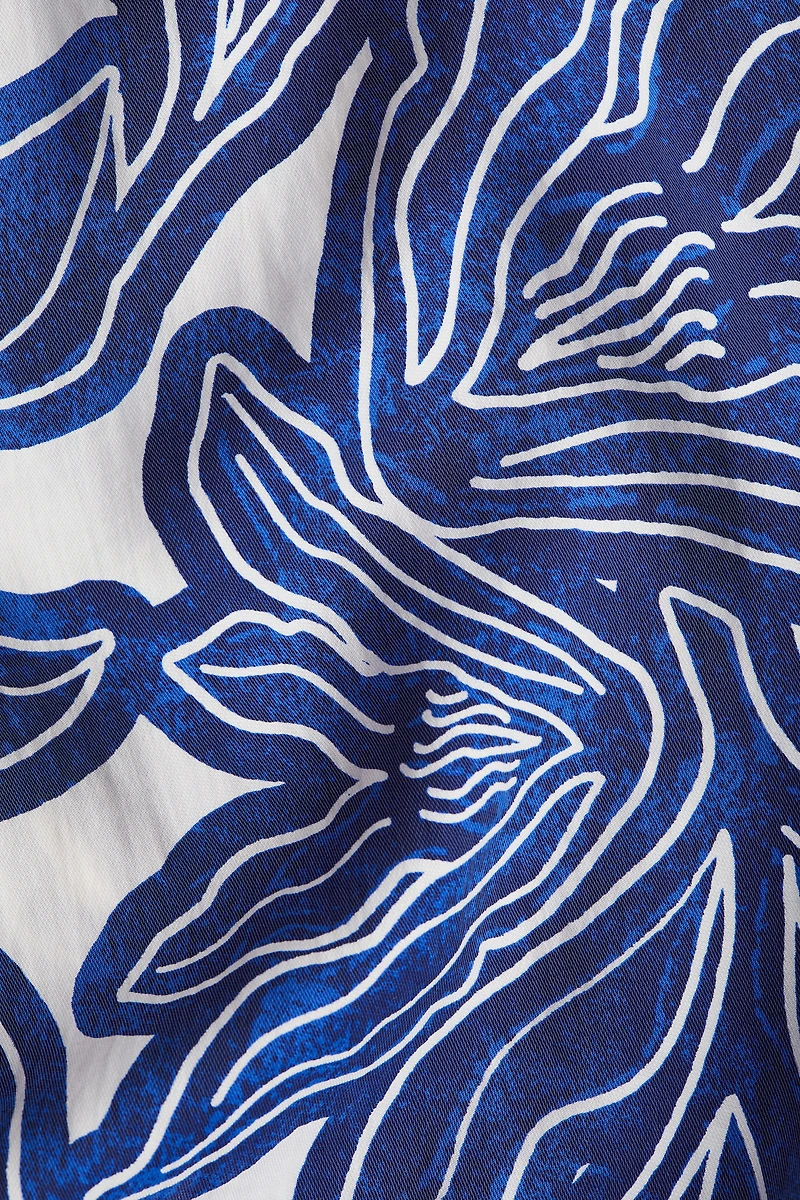 Patterned Twill Dress