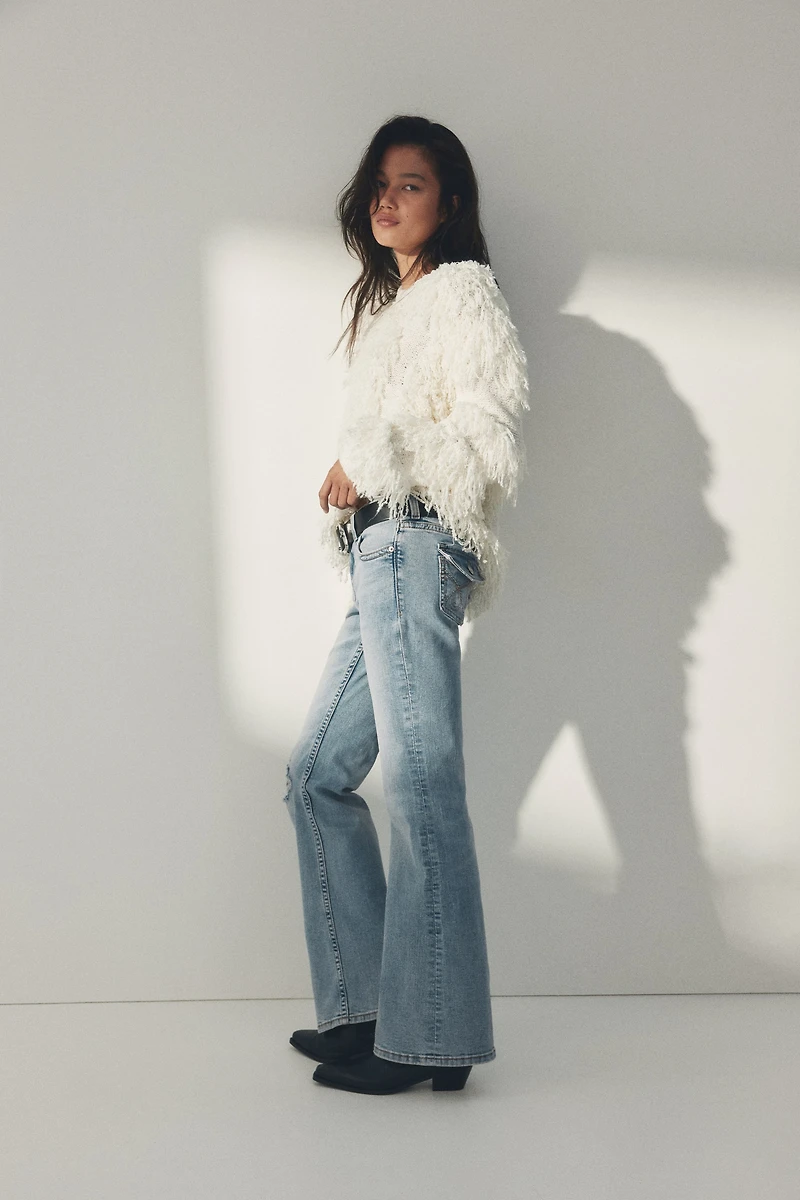 Flared Low Waist Jeans