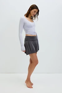 Asymmetric Yoga Skirt