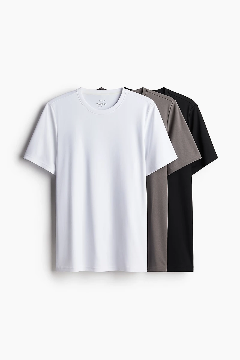 3-Pack Regular-Fit Sports Shirts with DryMove™
