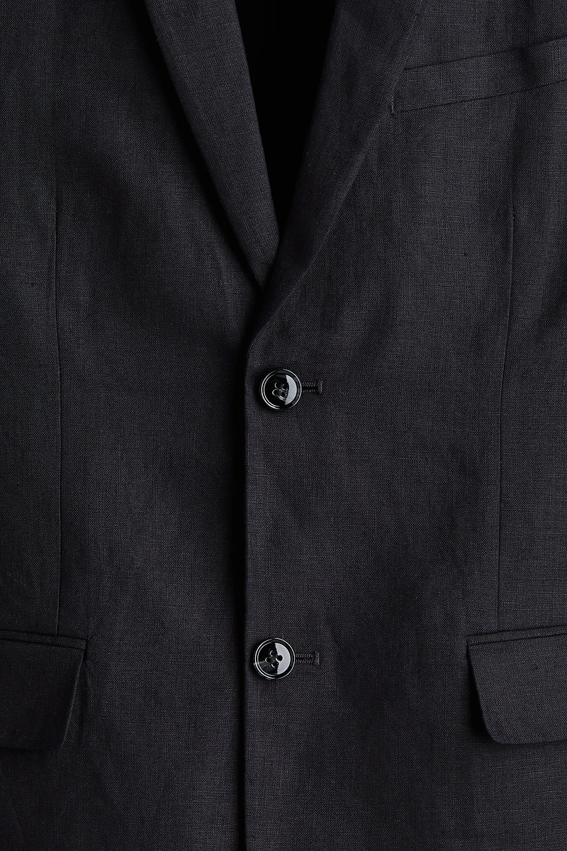 Slim-Fit Linen Jacket