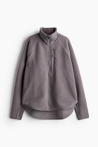 Veste de sport en tissu peluche