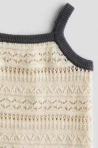 Crochet-Look Dress