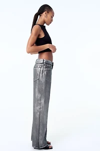 Jean Taille Haute Coupe Ample