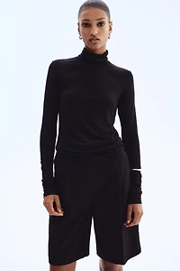 Viscose Turtleneck Top