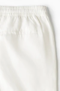 Relaxed-Fit Linen Shorts