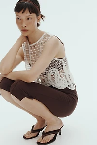 Legging Capri avec plis