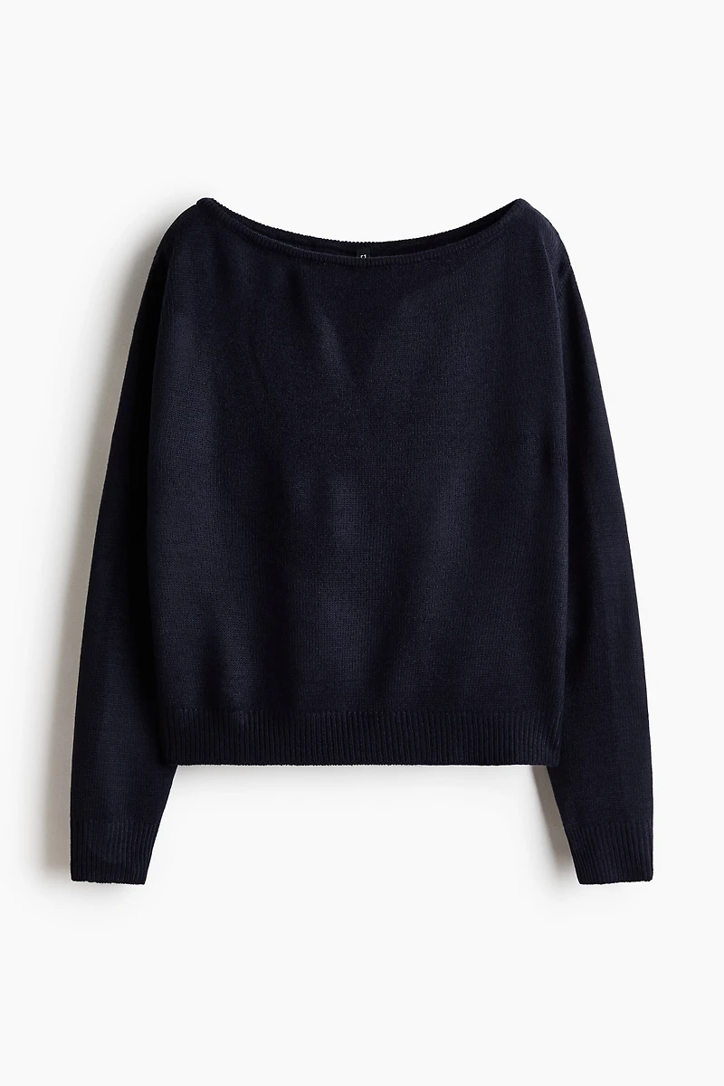 Off-the-Shoulder Sweater