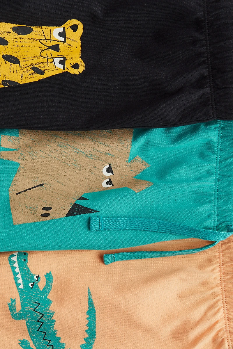Lot de 3 shorts à taille élastique