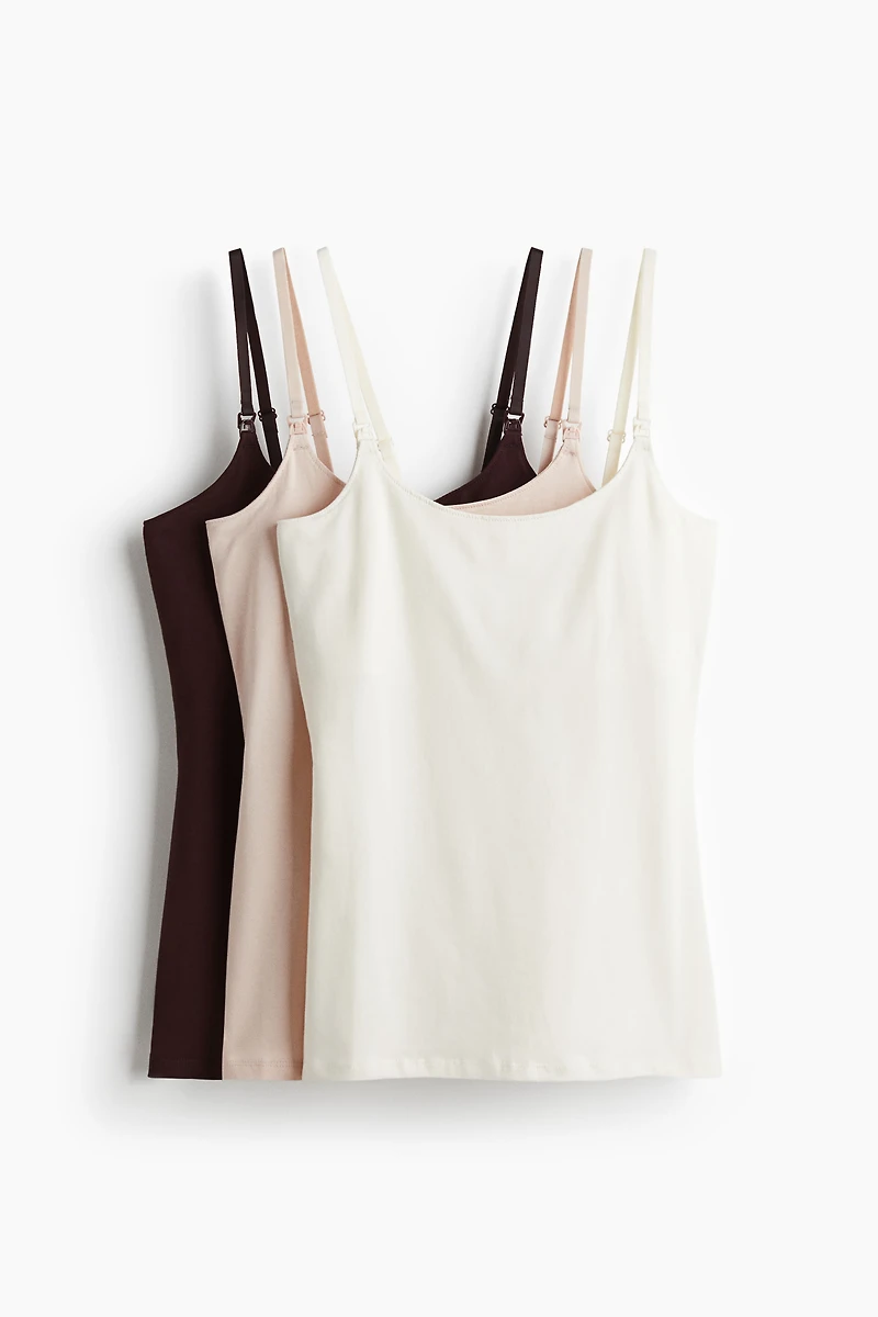 MAMA 3-Pack Nursing Camisole Tops