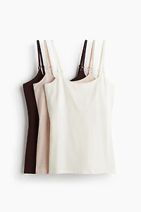 MAMA 3-Pack Nursing Camisole Tops