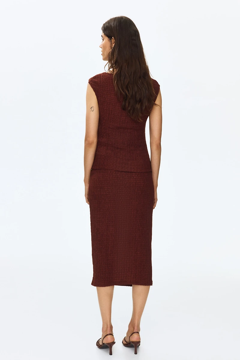 MAMA 2-Piece Textured Jersey Set