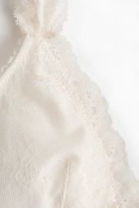 Padded Soft-Cup Lace Bra