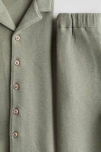 2-Piece Textured Cotton Set