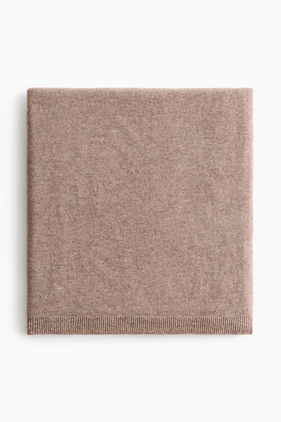 Couverture pour bébé en tricot de laine fine