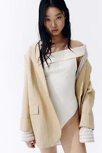 Maillot Tanga à épaules nues