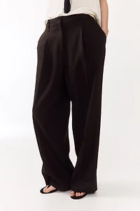 Pantalon sur mesure en lin mélangé
