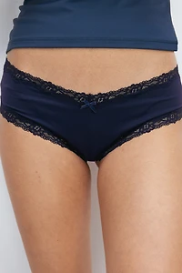 Lot de 5 culottes Hipster en microfibre