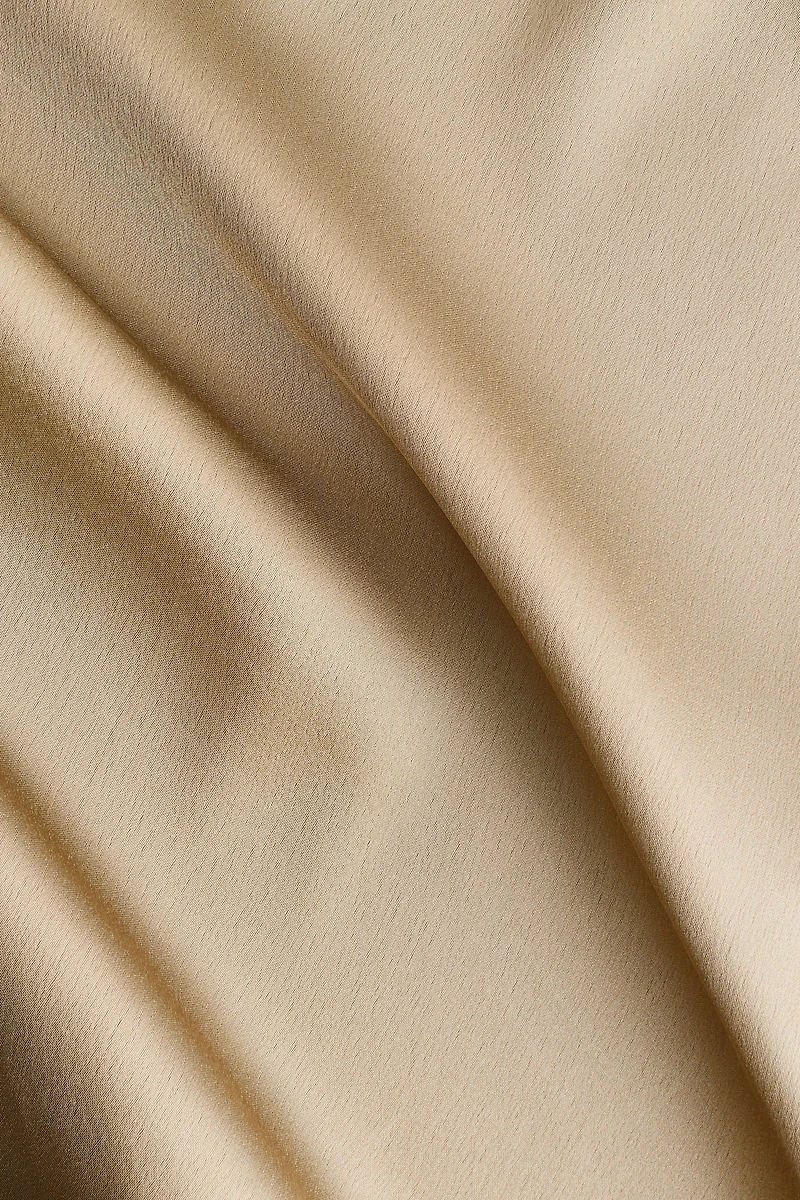 Halterneck Satin Dress