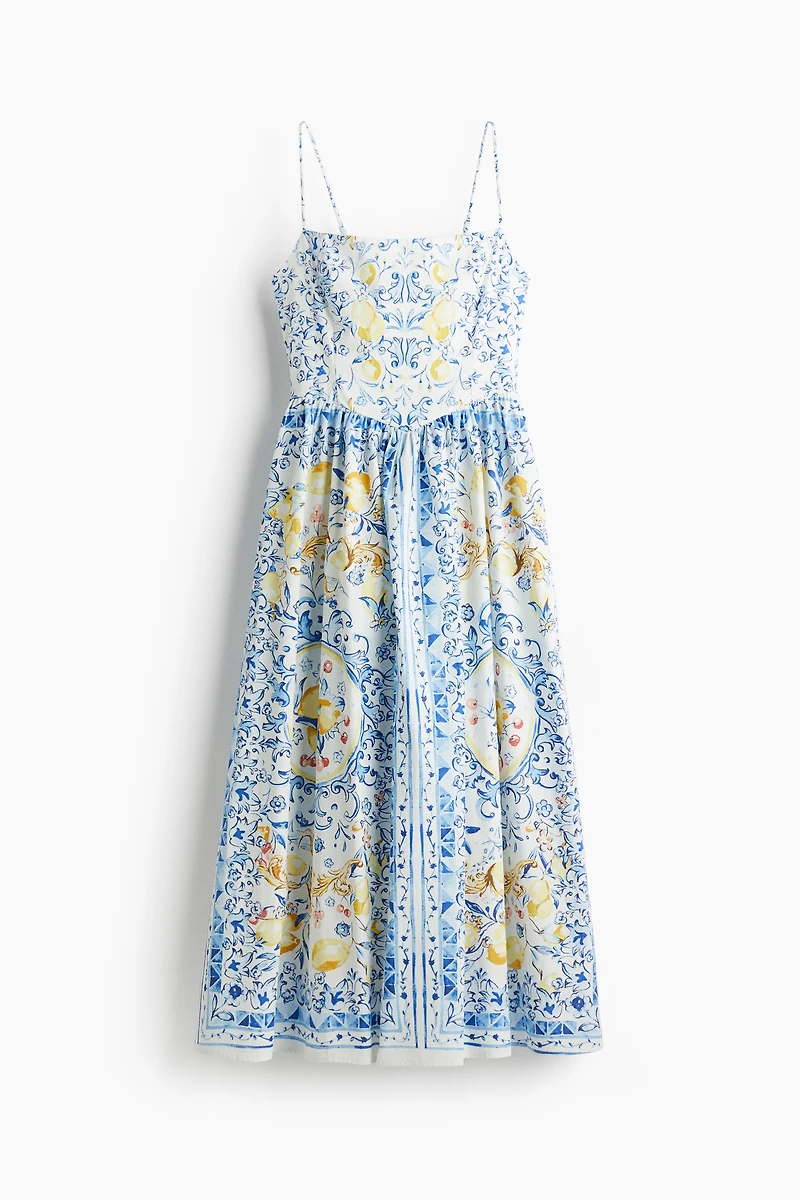 Cotton Strappy Dress