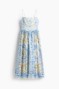 Cotton Strappy Dress