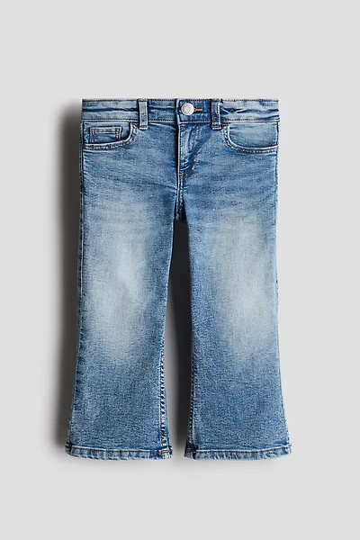 Cropped Flared Leg Jeans