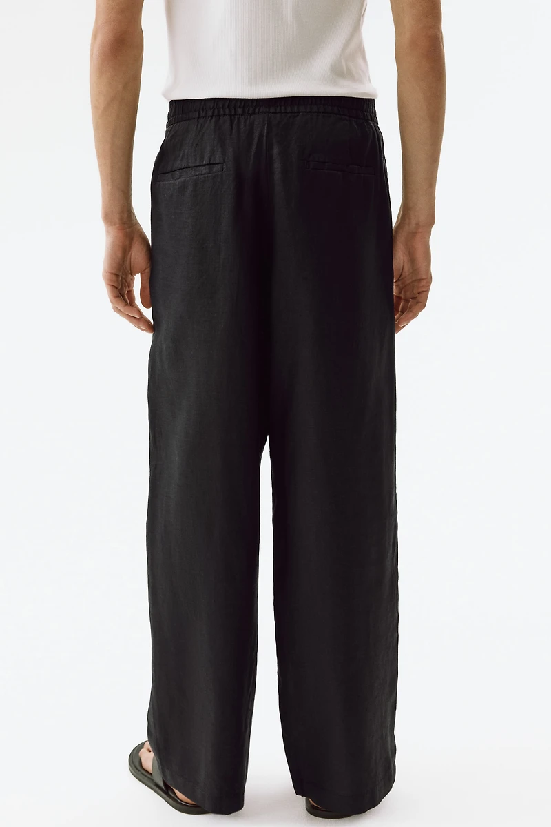 Loose-Fit Linen Pants