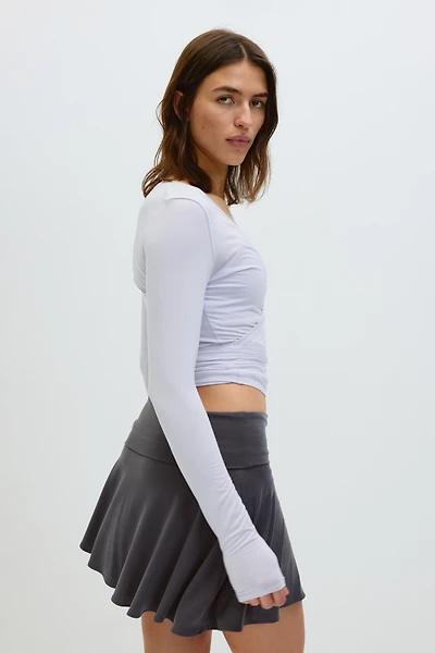 Asymmetric Yoga Skirt