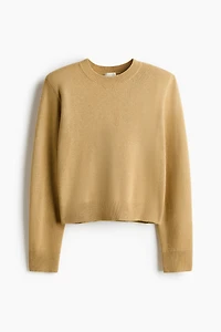 Shoulder-Pad Sweater