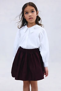 Flared Cotton Skirt