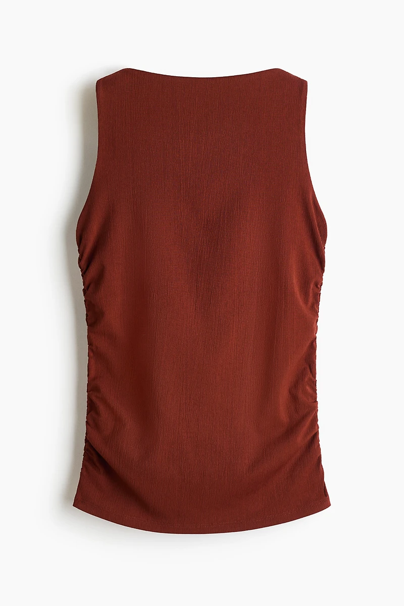 Haut plissé en jersey