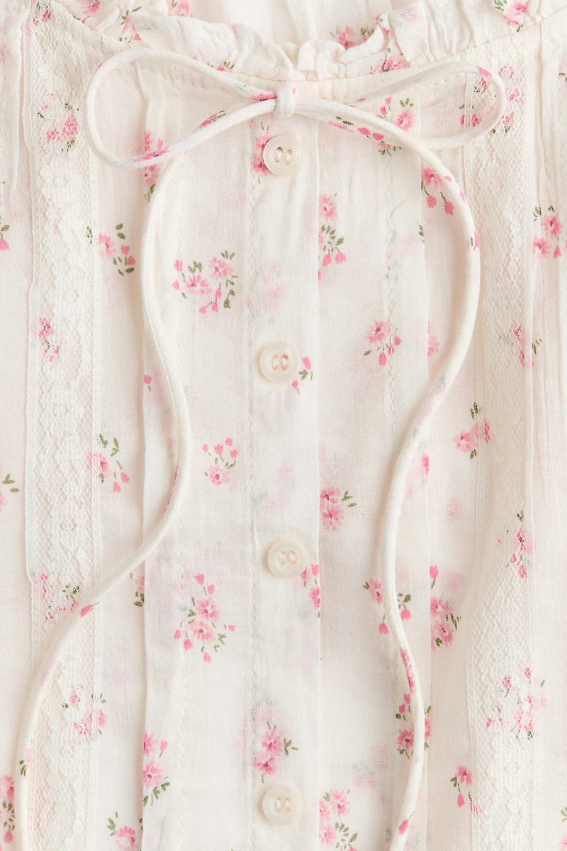 Blouse with Pintucks