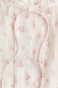 Blouse with Pintucks