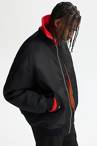 Padded bomber jacket