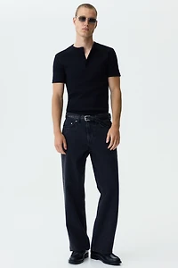 Slim-Fit Henley Shirt