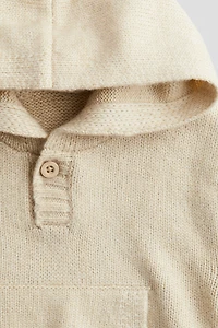 Kangourou en fin tricot