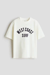 T-Shirt with Printed Motif