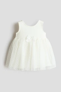Robe en jersey avec jupe tulle