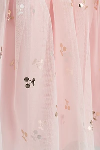 Dress with Tulle Skirt