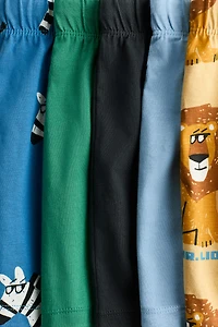 Lot de 5 shorts à taille élastique