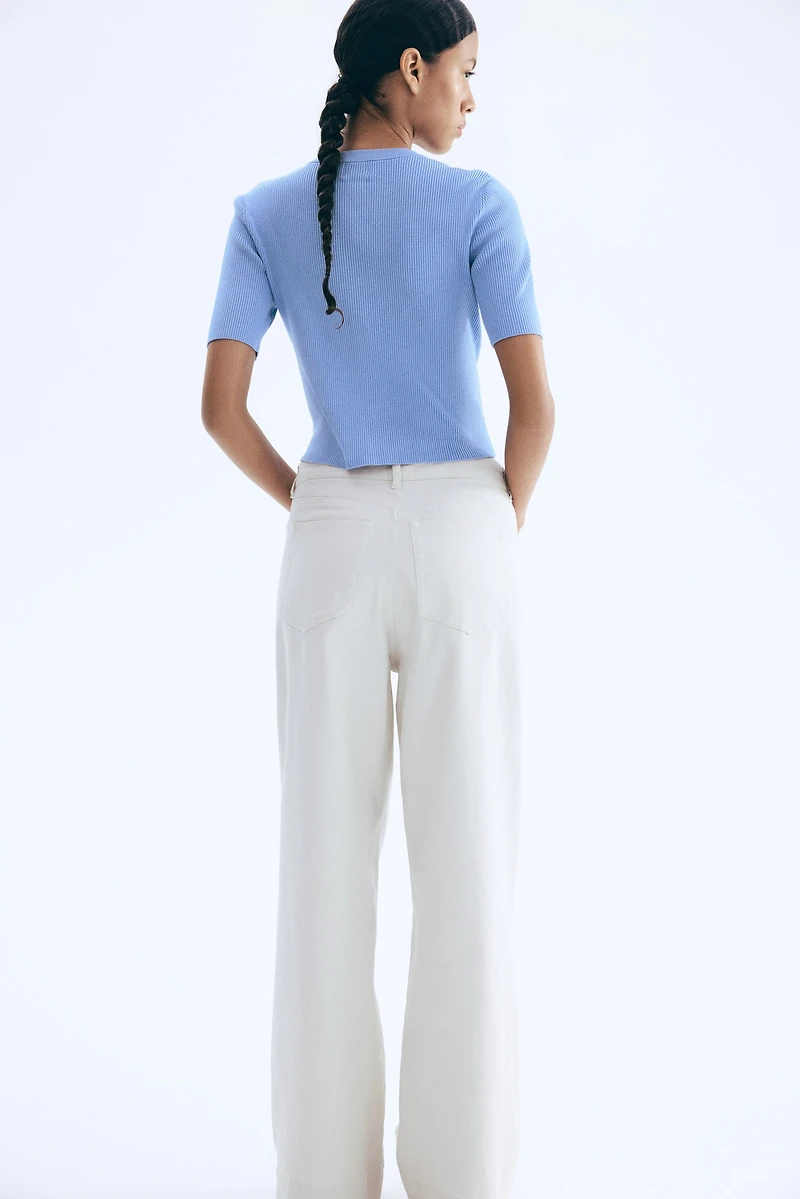 Short-Sleeved Cardigan