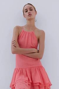 Tiered High-Low Dress
